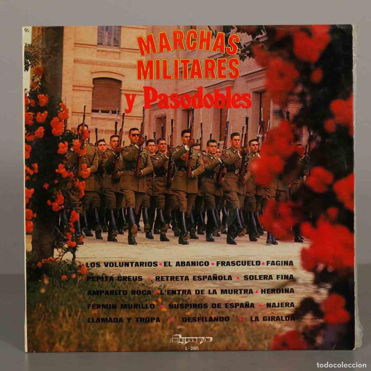Discos de vinilo: LP. Marchas Militares y Pasodobles - Banda de la Academia General Militar, Pedro Ravent&oacute;s