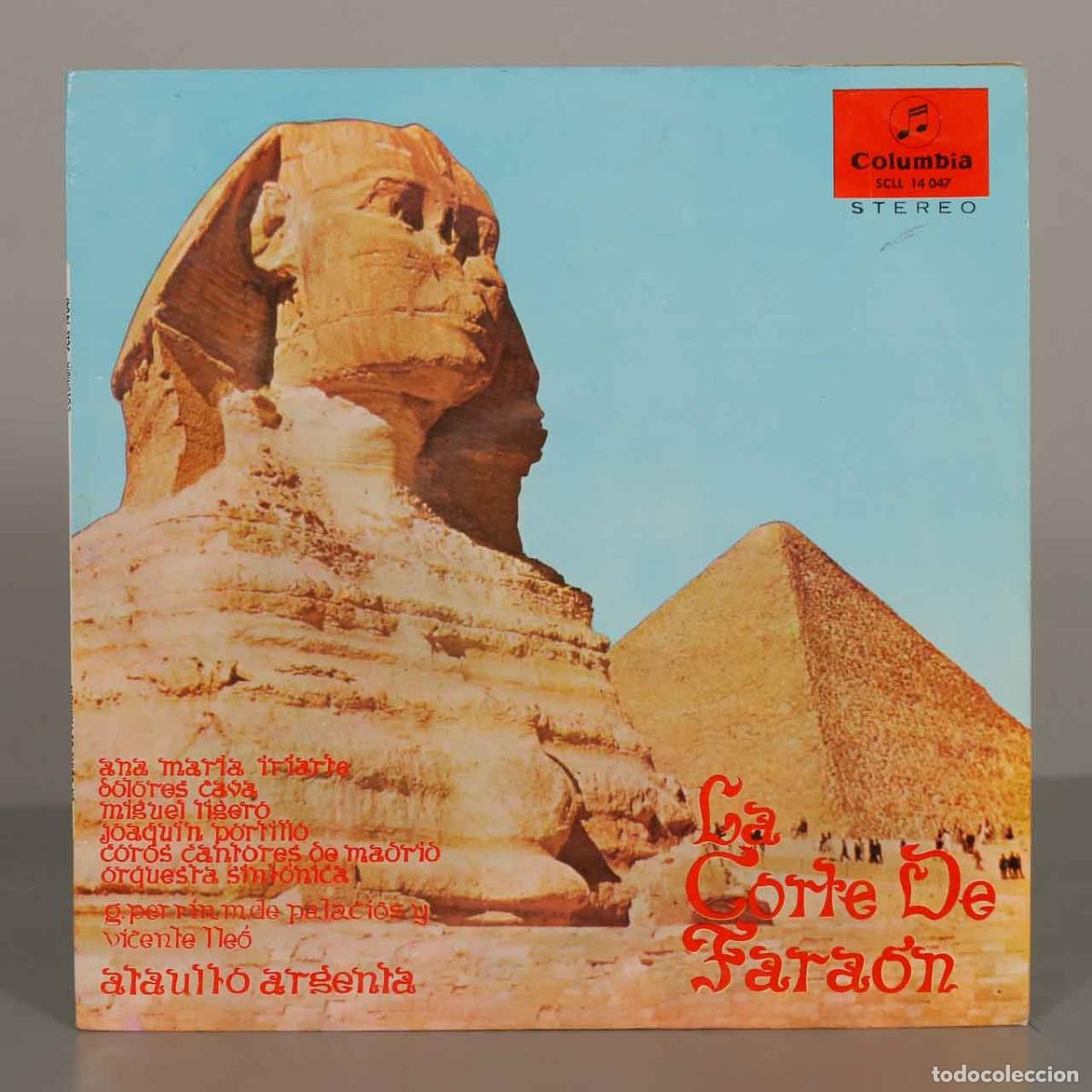 Discos de vinilo: LP. La Corte de Fara&oacute;n - Vicente Lle&oacute;, Guillermo Perr&iacute;n, Miguel de Palacios, Ata&uacute;lfo Argenta, Ana M