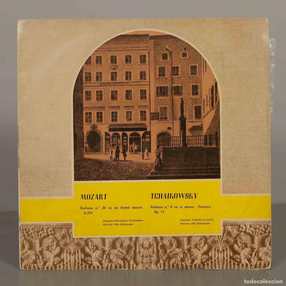 Discos de vinilo: LP. Mozart: Sinfonia n.&ordm; 26 en mi bemol mayor, K. 184 / Tchaikovsky: Sinfon&iacute;a n.&ordm; 6 en re menor, Pa