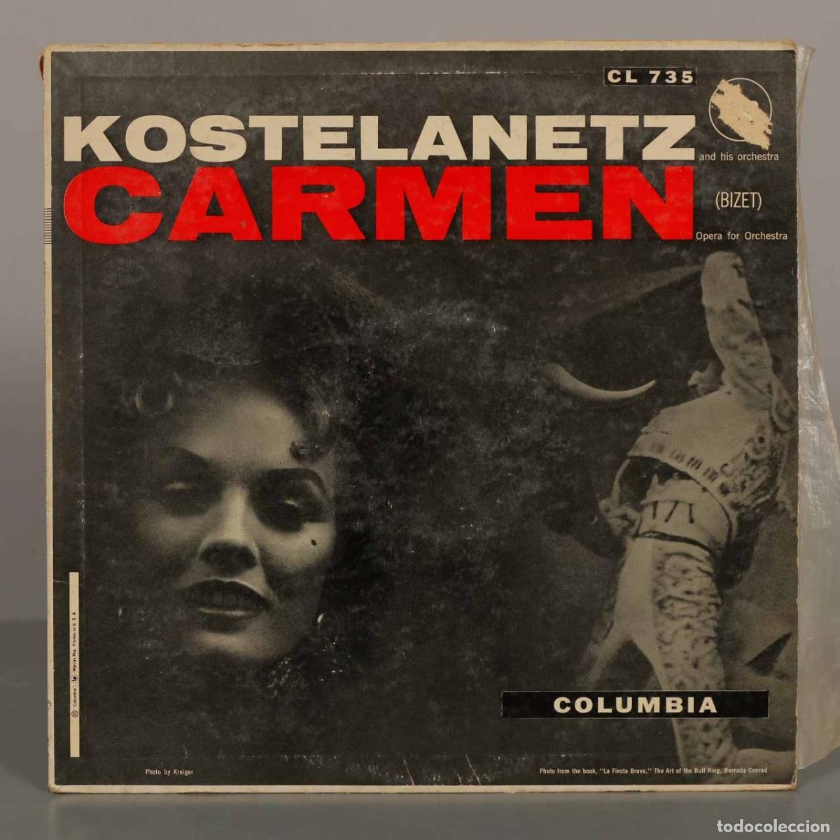 Discos de vinilo: LP. Carmen (Opera For Orchestra) - Georges Bizet, Andr&eacute; Kostelanetz and his Orchestra