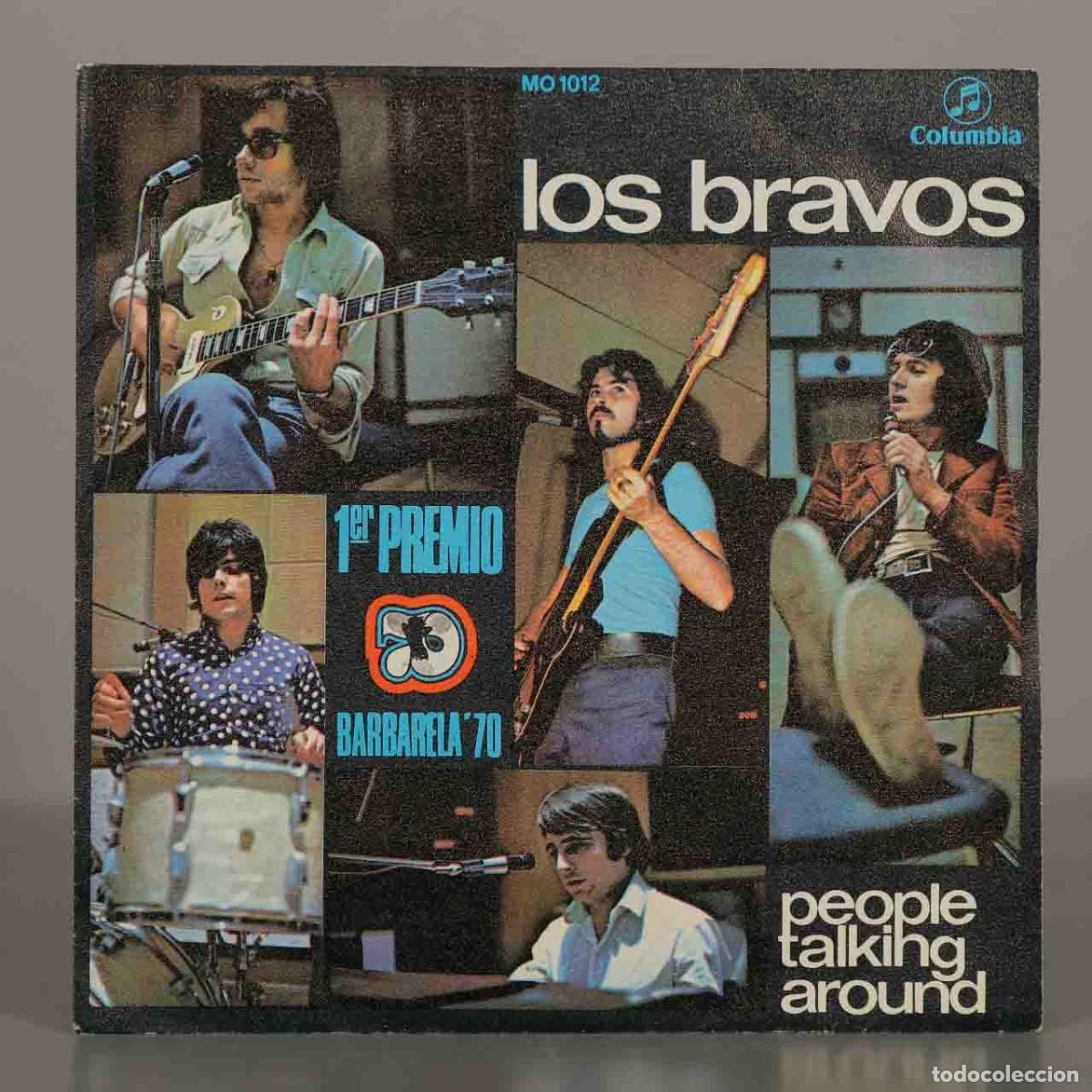 Discos de vinilo: SINGLE. People Talking Around - Every Dog Has His Day - Los Bravos - Anthony Anderson, Pepe Nieto