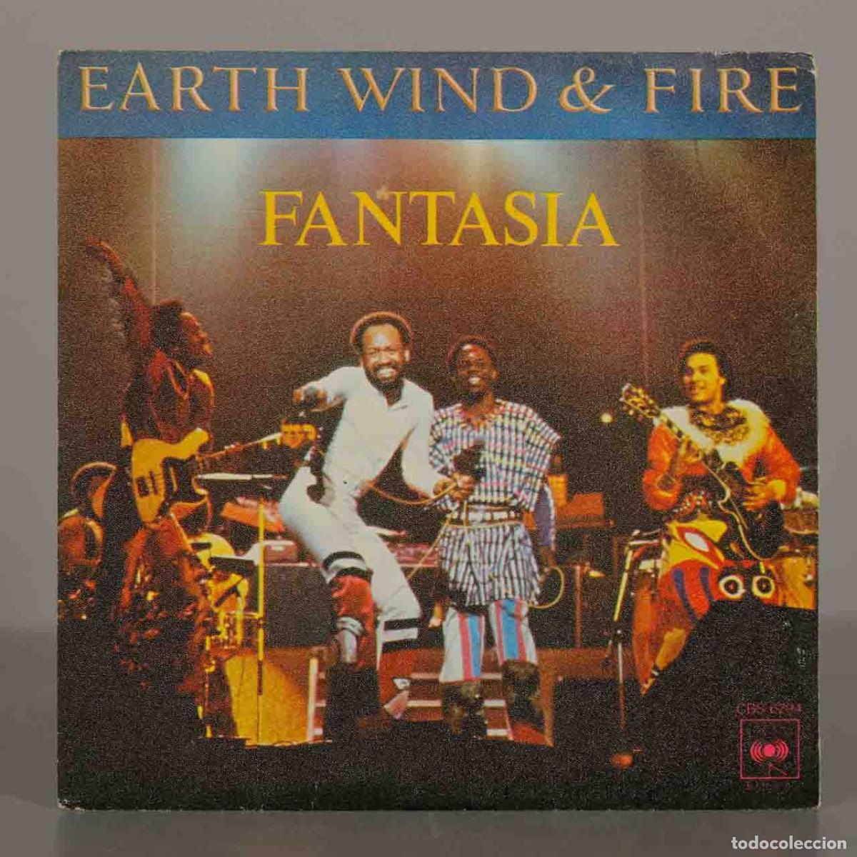 Discos de vinilo: SINGLE. Fantasia - Earth, Wind and Fire