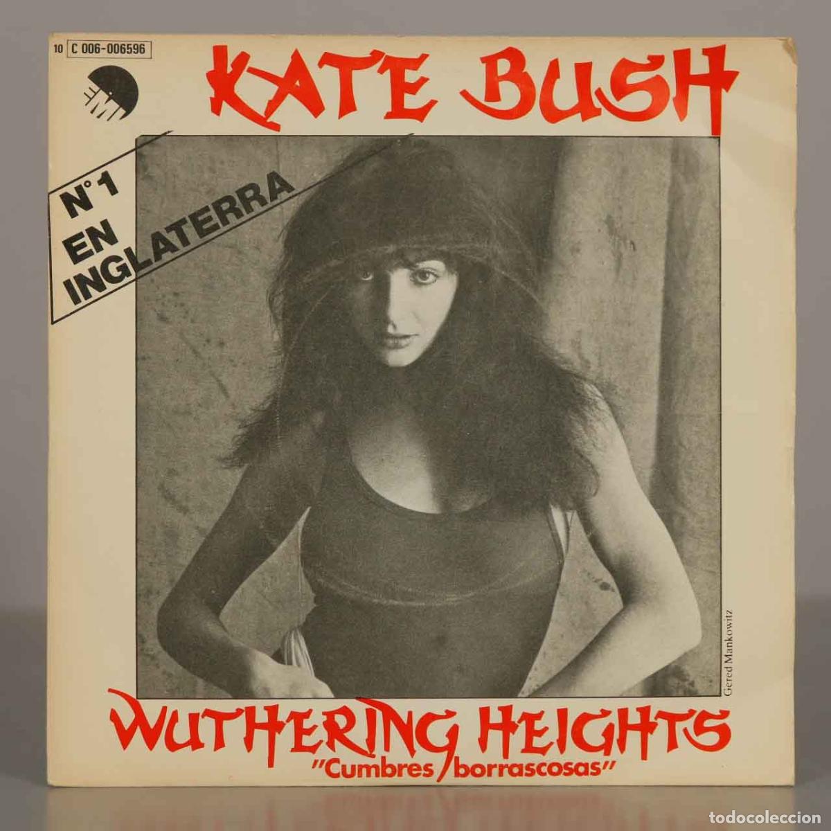 Discos de vinilo: SINGLE. Wuthering Heights - Kite - Kate Bush - Foto 1