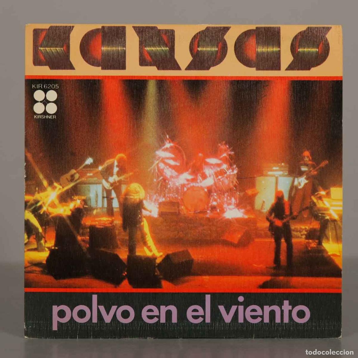 Discos de vinilo: SINGLE. Polvo En El Viento - Kansas - Paradoja