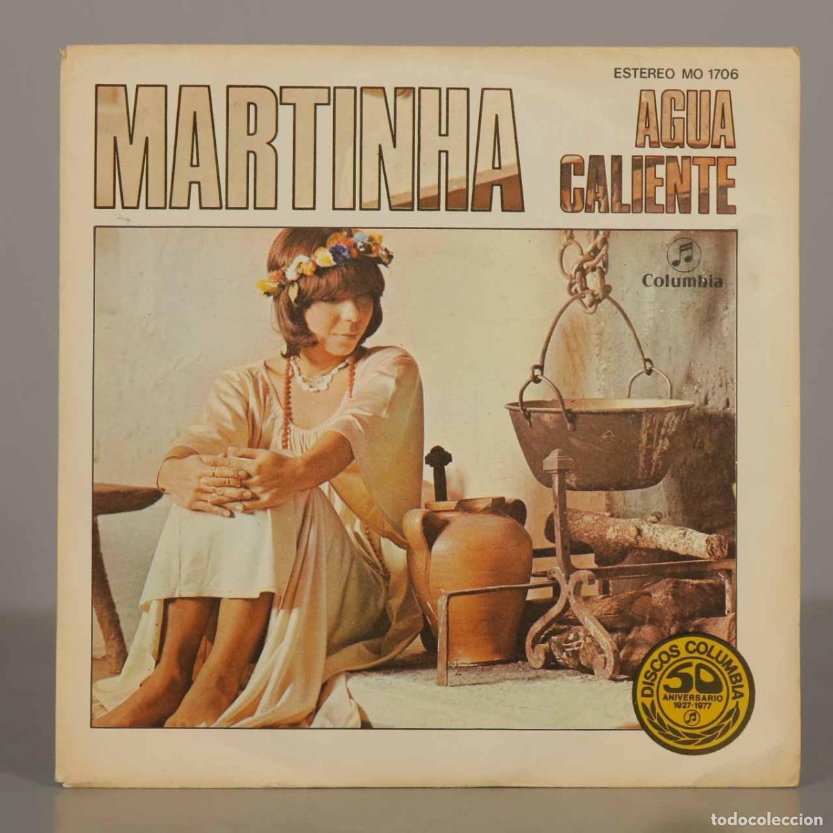 Discos de vinilo: SINGLE. Agua Caliente - Martinha - Columbia