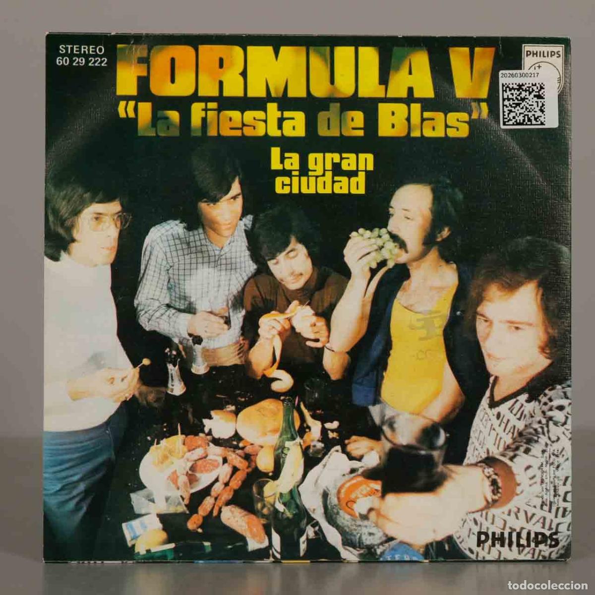 Discos de vinilo: SINGLE. La fiesta de Blas - La gran ciudad - Formula V - Philips - Foto 2