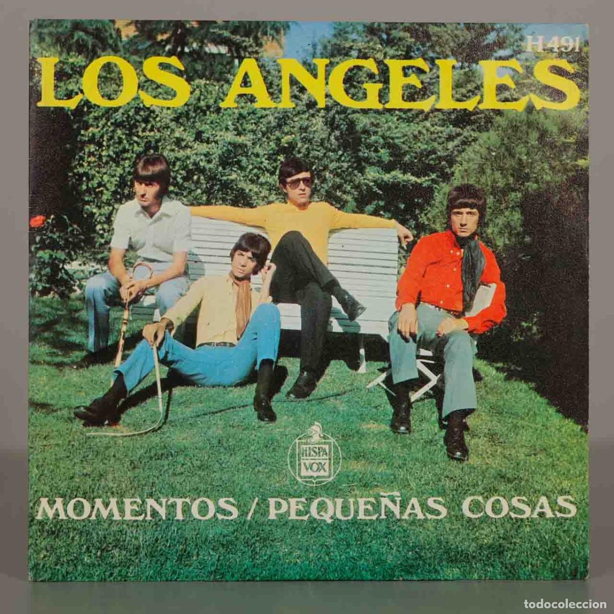 Discos de vinilo: SINGLE. Momentos / Peque&ntilde;as Cosas - Los &Aacute;ngeles