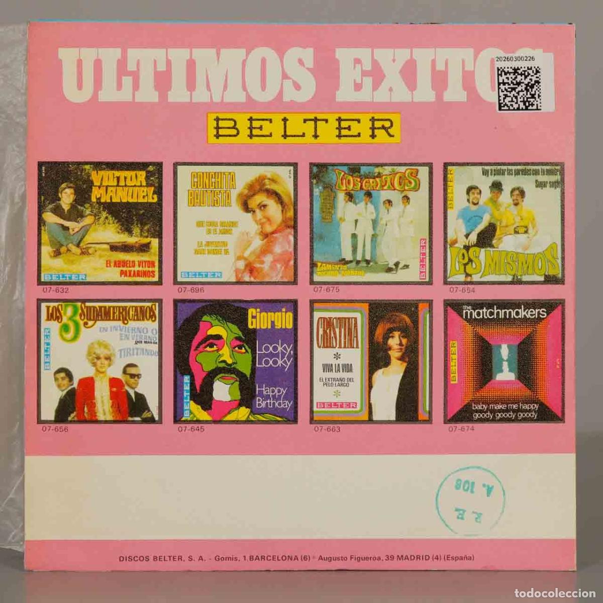 Discos de vinilo: SINGLE. Fiesta / Balada del Maderero - Los Valldemosa - Foto 2