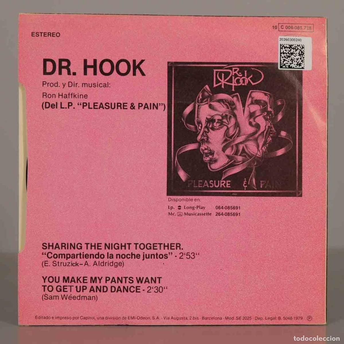 Discos de vinilo: SINGLE. Sharing The Night Together - Dr. Hook - Capitol Records - Foto 2
