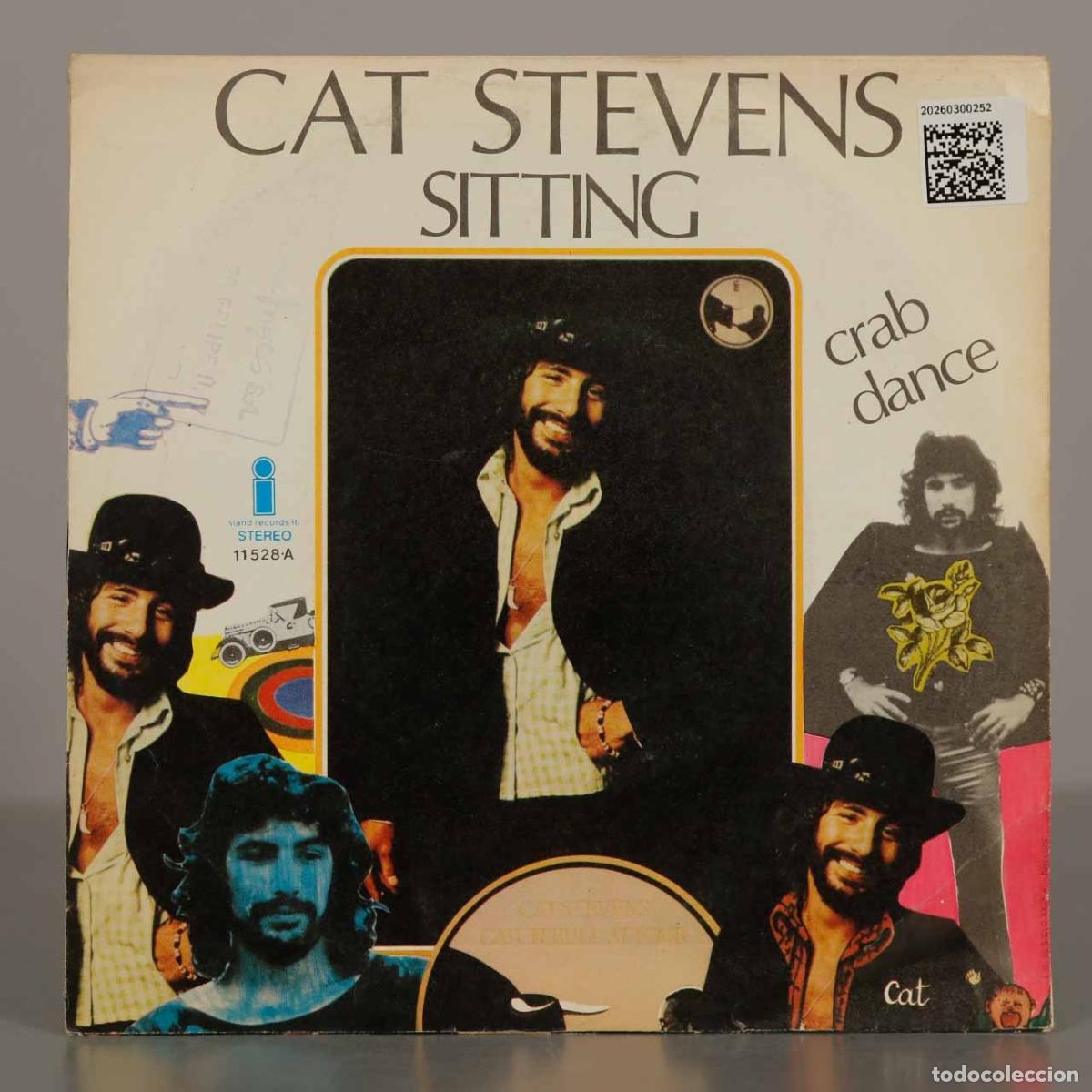 Discos de vinilo: SINGLE. Sitting / Crab Dance - Cat Stevens - Foto 2