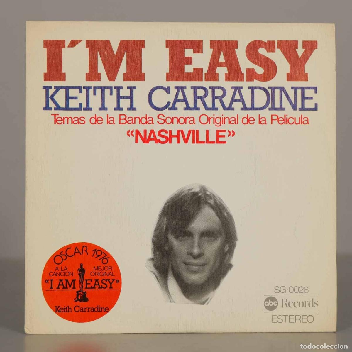 Discos de vinilo: SINGLE. I&acute;m Easy - Keith Carradine