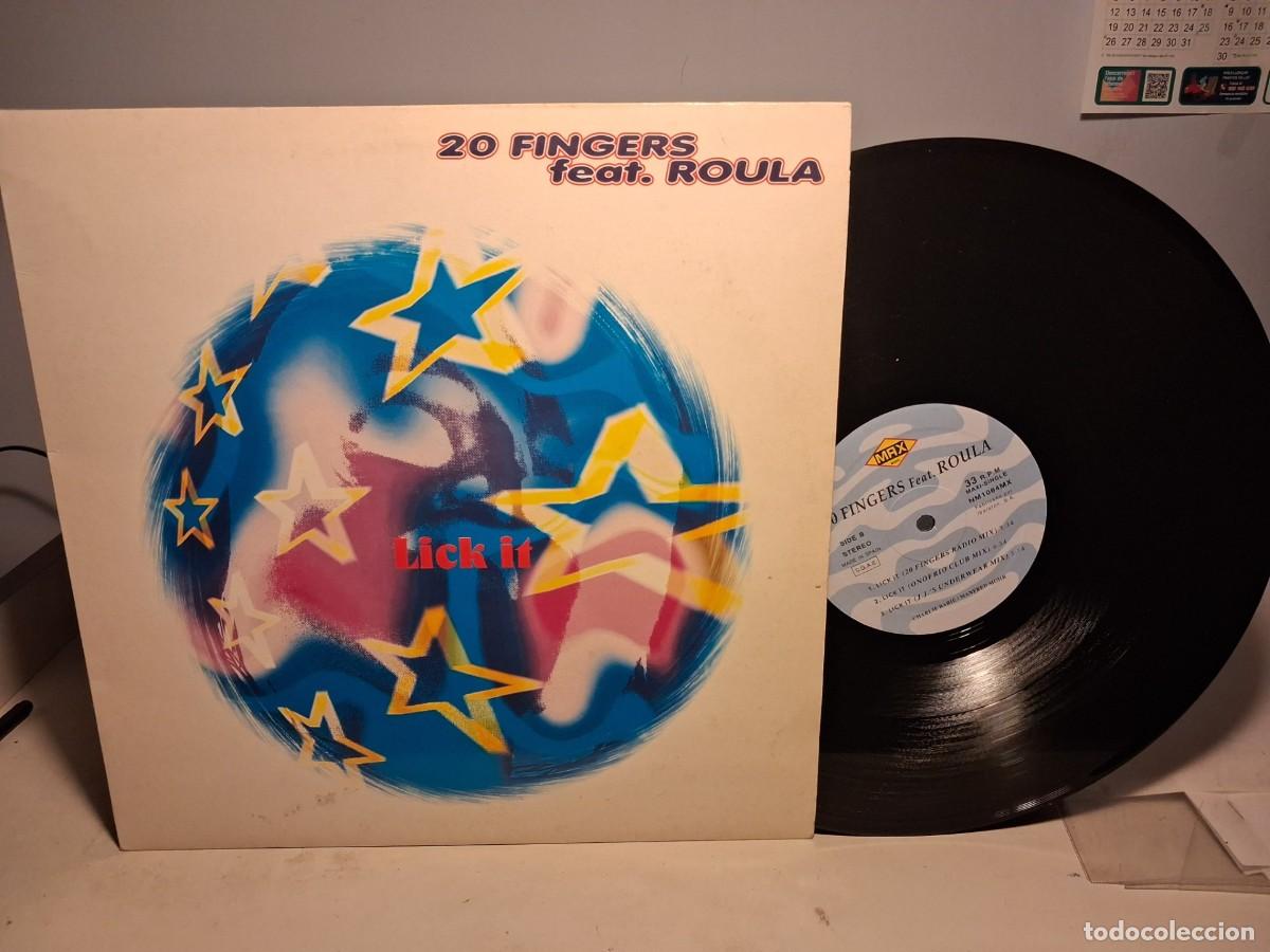 Discos de vinilo: MAXI : 20 FINGERS FEAT. ROULA - Foto 1