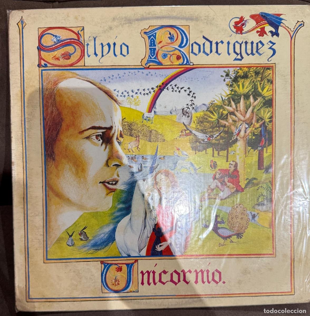Discos de vinilo: Silvio Rodr&iacute;guez &lrm;&ndash; Unicornio. Disco vinilo. Edic. Venezuela. 1985