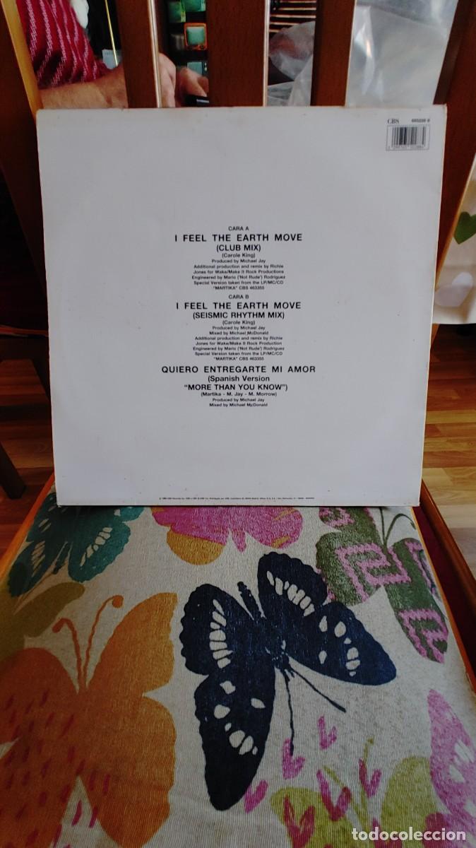Discos de vinilo: MARTIKA-MAXI I FEEL THE EARTH MOVE - Foto 2