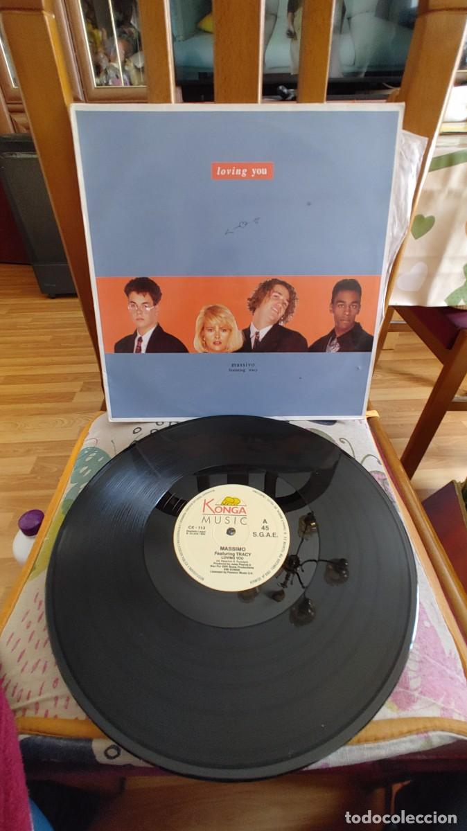 Discos de vinilo: MASSIVO-MAXI LOVING YOU - Foto 1