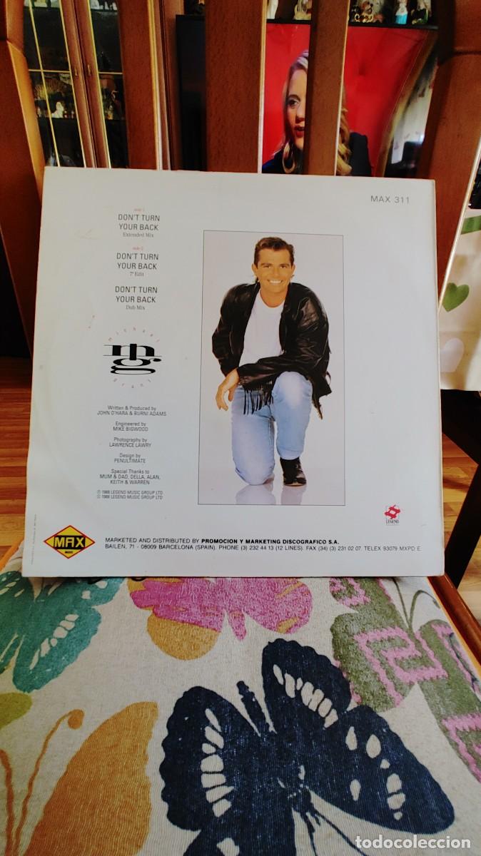Discos de vinilo: MICHAEL GRANT-MAXI DON`T TURN YOUR BACK - Foto 2