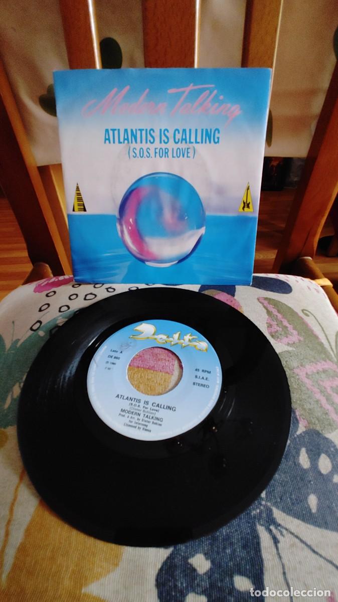 Discos de vinilo: MODERN TALKING-SINGLE ATLANTIS IS CALLING - Foto 1