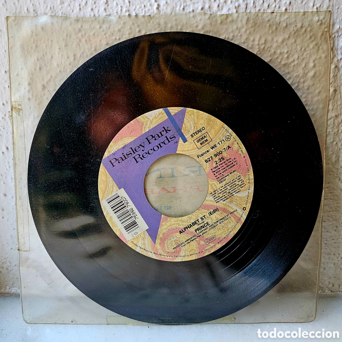 Discos de vinilo: Vinilo Prince Alphabet St. 7&rdquo; - Foto 2