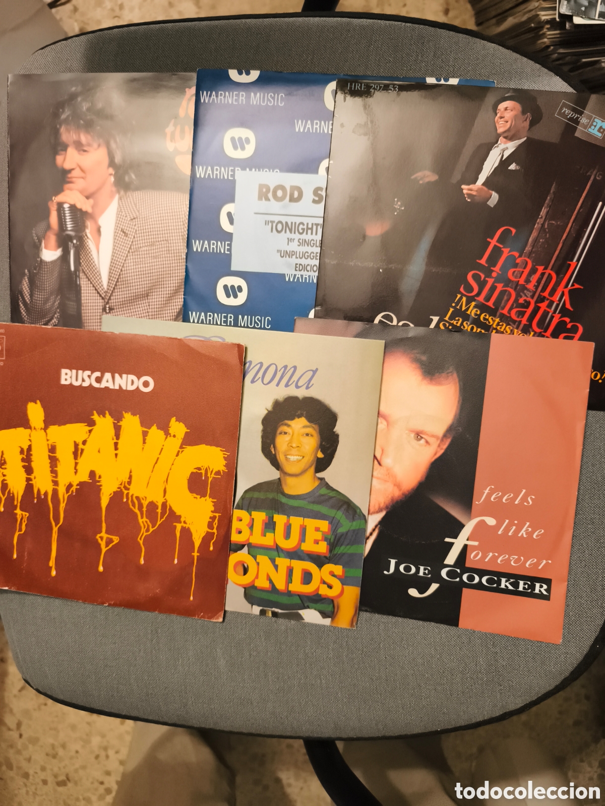 Discos de vinilo: Lote 30 discos pop internacional - Foto 4