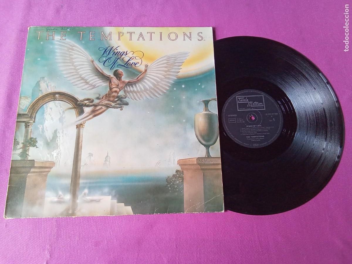 Discos de vinilo: THE TEMPTATIONS WINGS OF LOVE 1976 LP L31 3