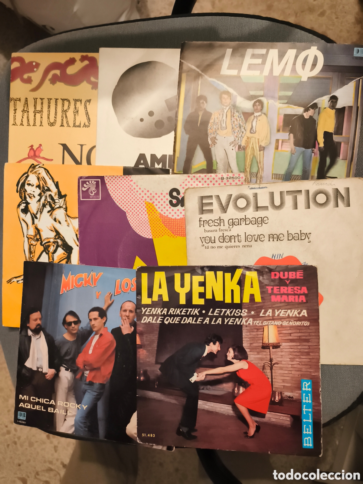 Discos de vinilo: Lote 30 discos pop espa&ntilde;ol