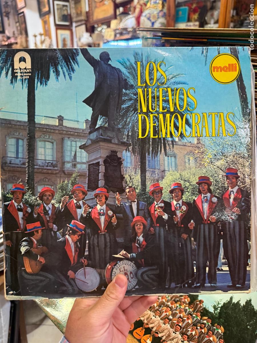 Discos de vinilo: LP LOS NUEVOS DEDOCRATAS - CARNAVAL DE CADIZ - Foto 1
