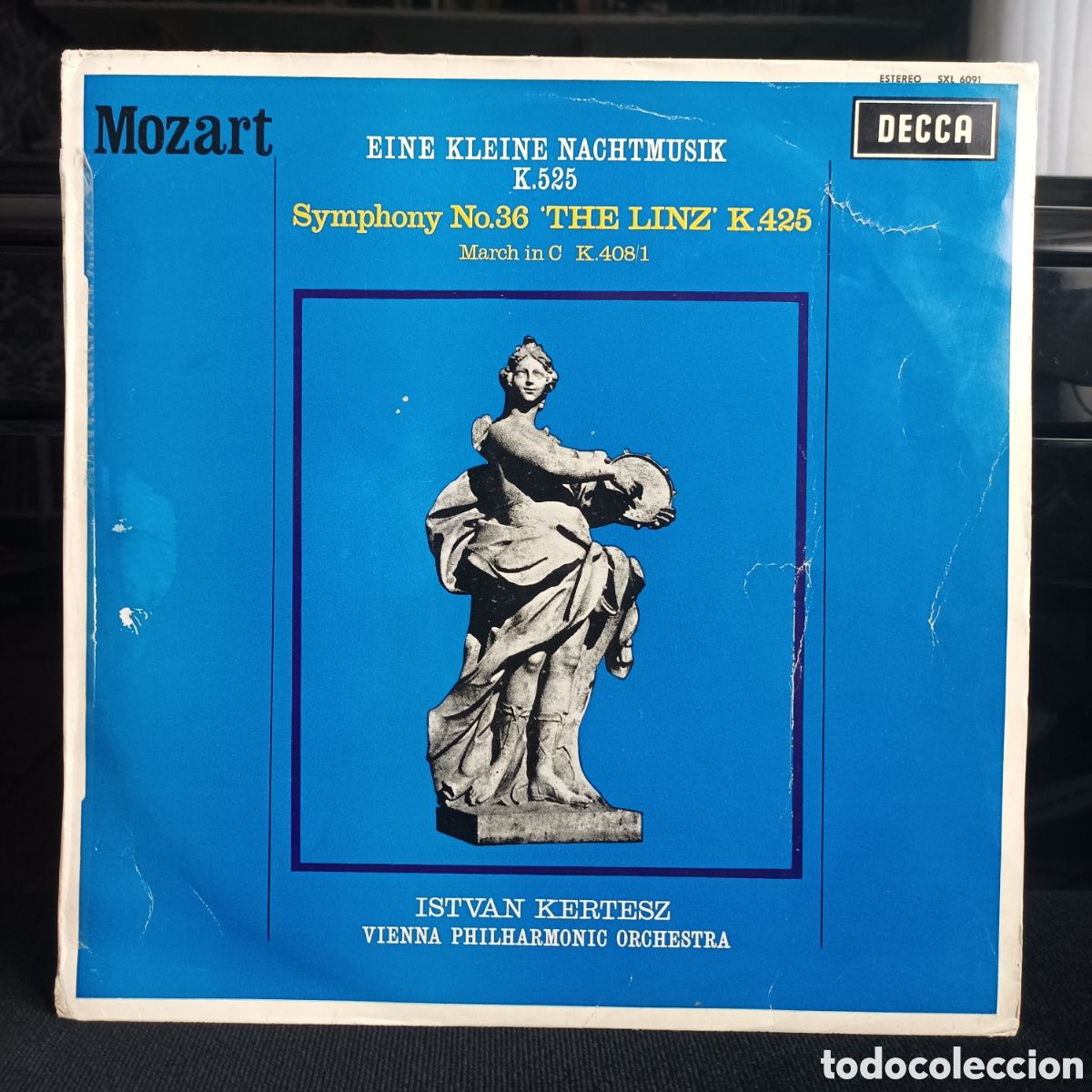 Discos de vinilo: Istvan Kertesz, Vienna Philharmonic Orchestra - Mozart, Eine Kleine Nachtmusik K.525. 1964.