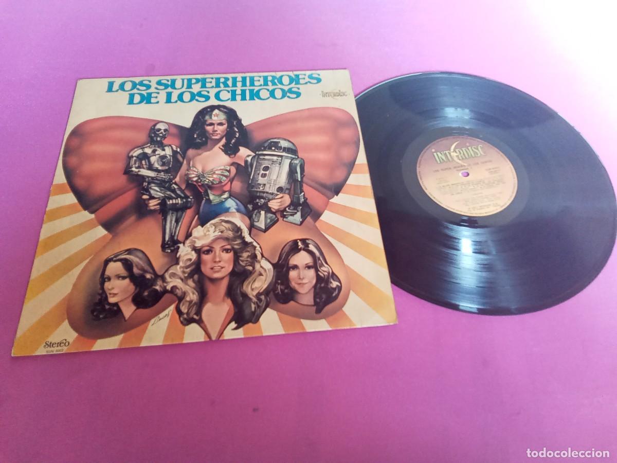 Discos de vinilo: LOS SUPERH&Eacute;ROES DE LOS CHICOS 1978 LA MUJER MARAVILLA LP L31 3