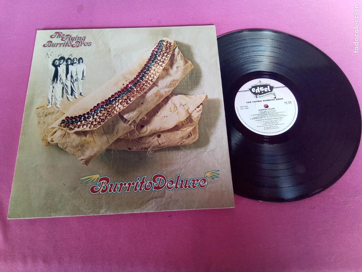 Discos de vinilo: THE FLYING BURRITO BROS BURRITO DELUXE 1986 LP L31 3