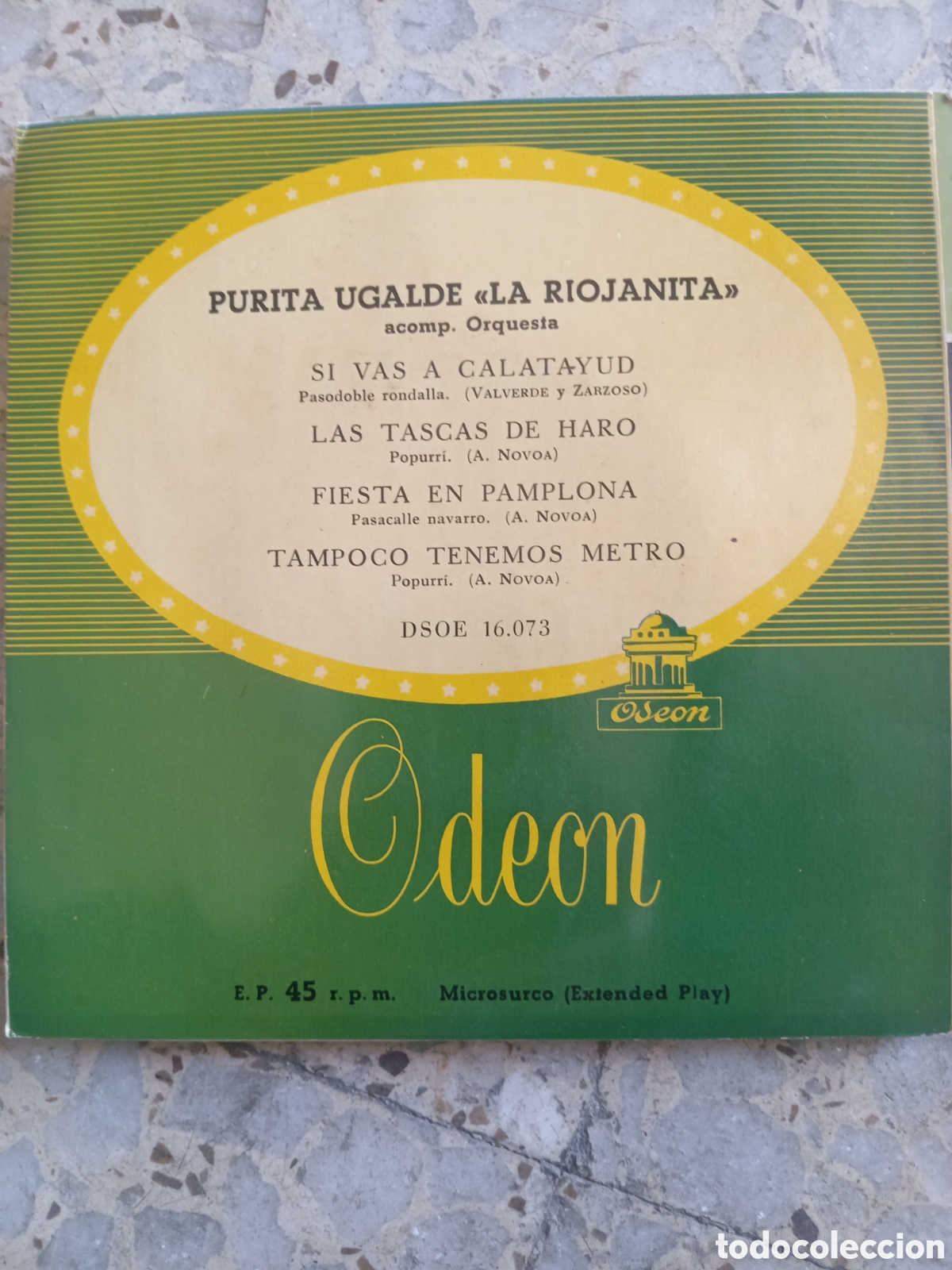 Discos de vinilo: EP PURITA UGALDE LA RIOJANITA SI VAS A CALATAYUD 1958