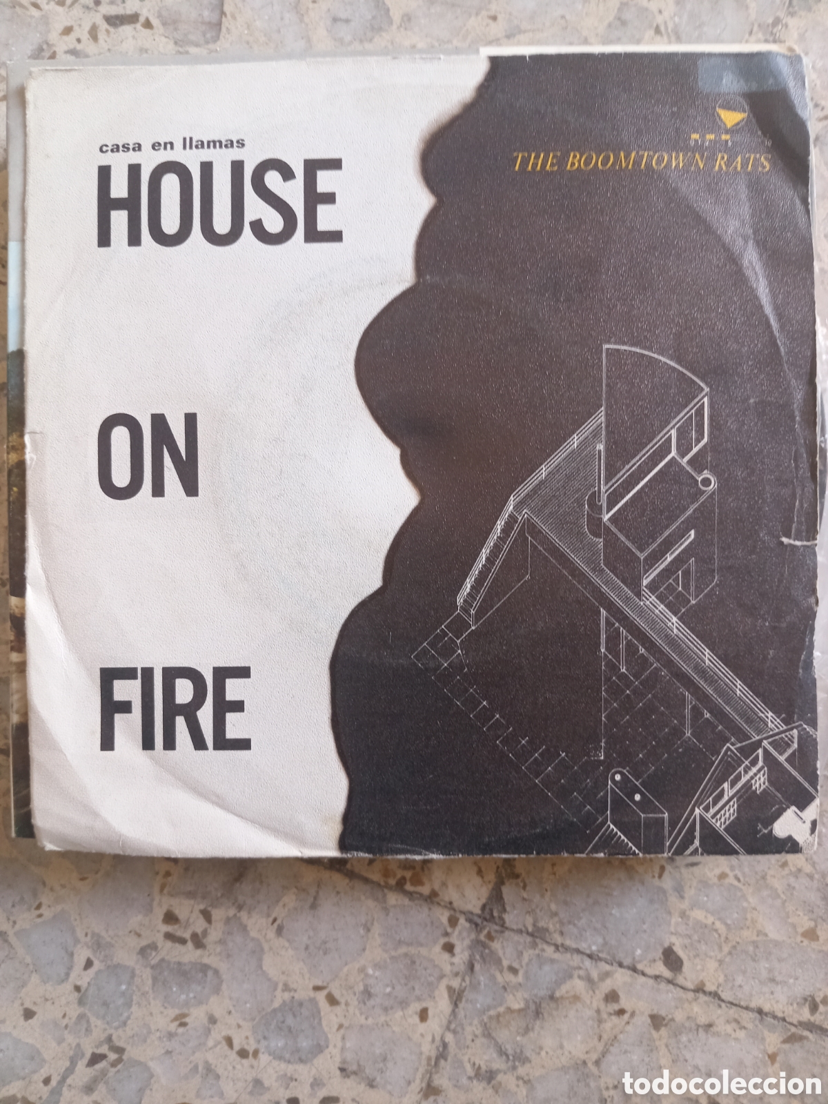 Discos de vinilo: SGL THE BOOMTOWN RATS HOUSE ON FIRE 1982