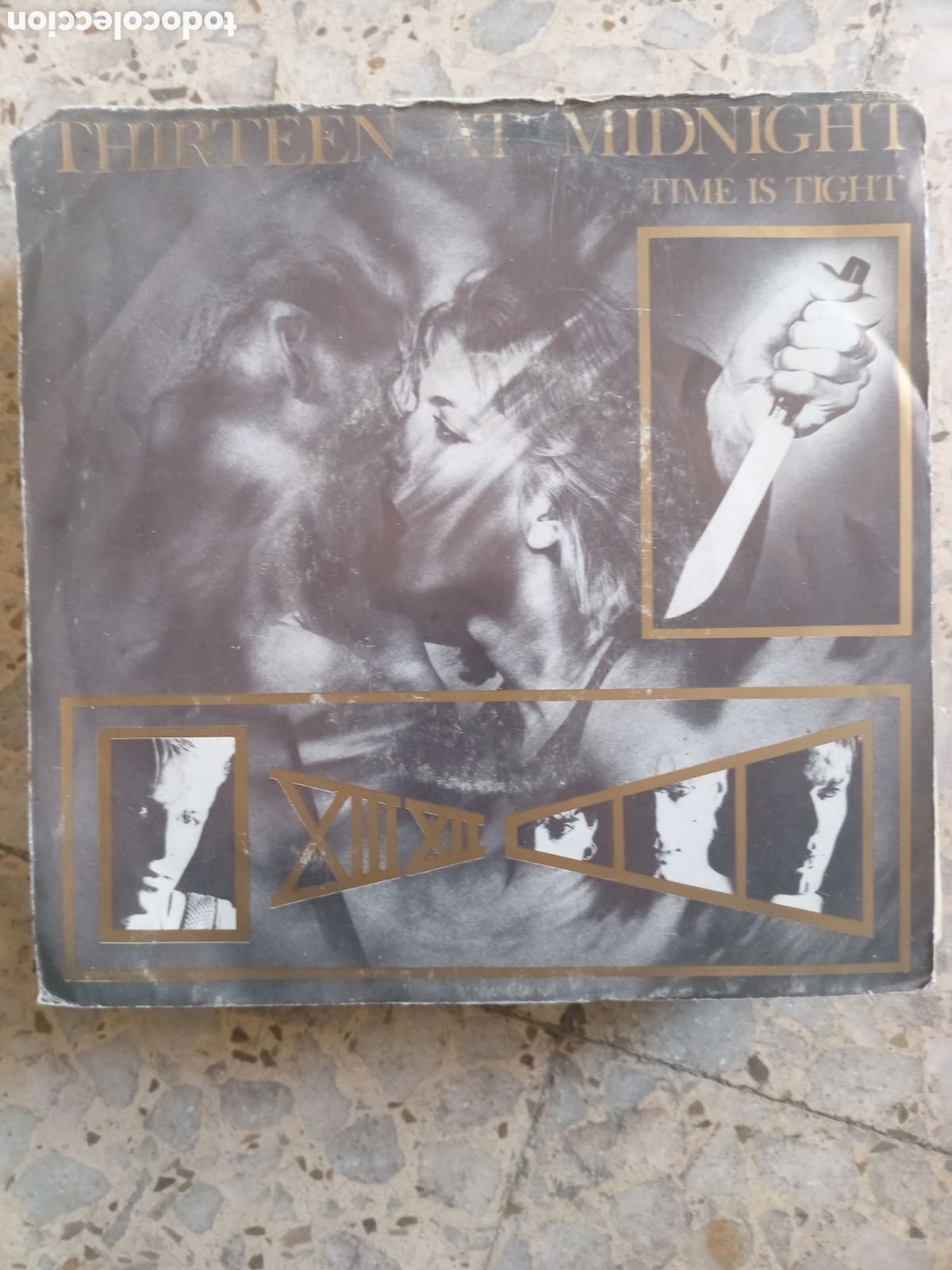 Discos de vinilo: SGL THIRTEEN AT MIDNIGHT TIME IS TIGHT 1985
