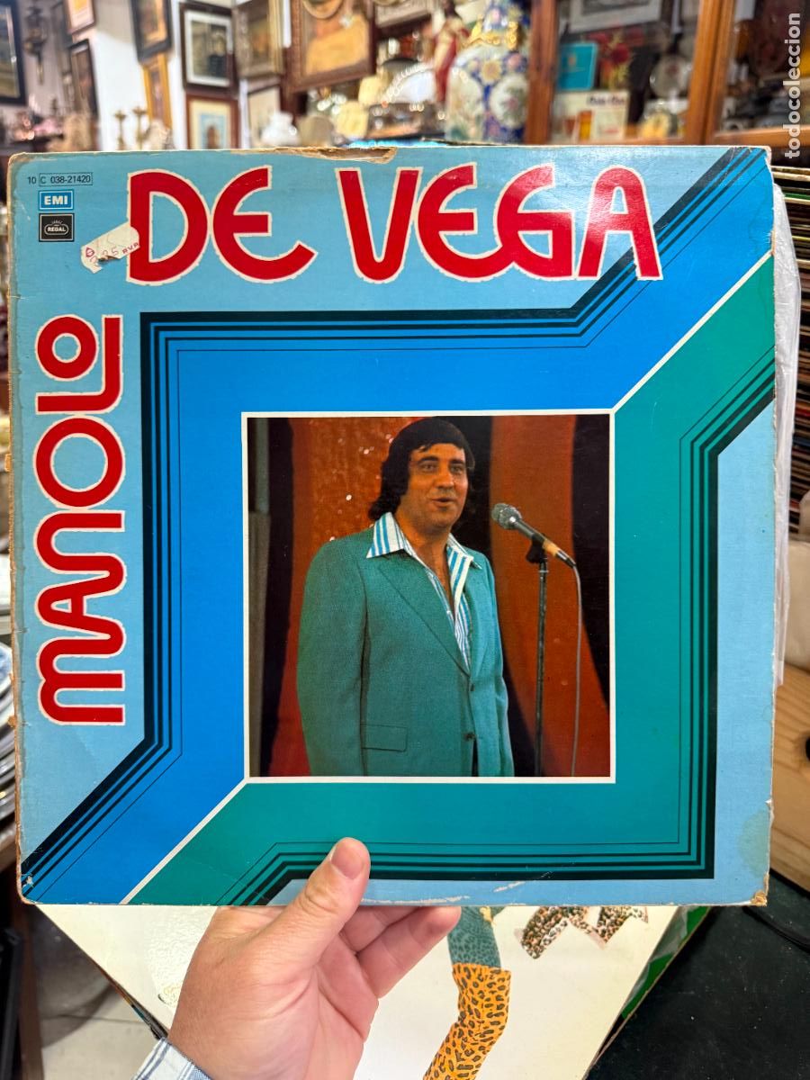 Discos de vinilo: LP MANOLO DE VEGA ACOMPA&Ntilde;ADO POR PACO DE LUCIA