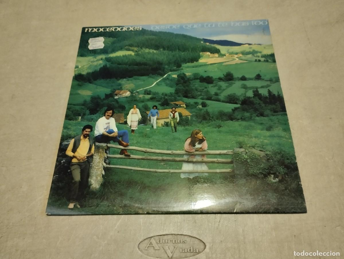 Discos de vinilo: MOCEDADES LP DESDE QUE TU TE HAS IDO FIRMADO POR EL GRUPO ENCARTE LETRAS