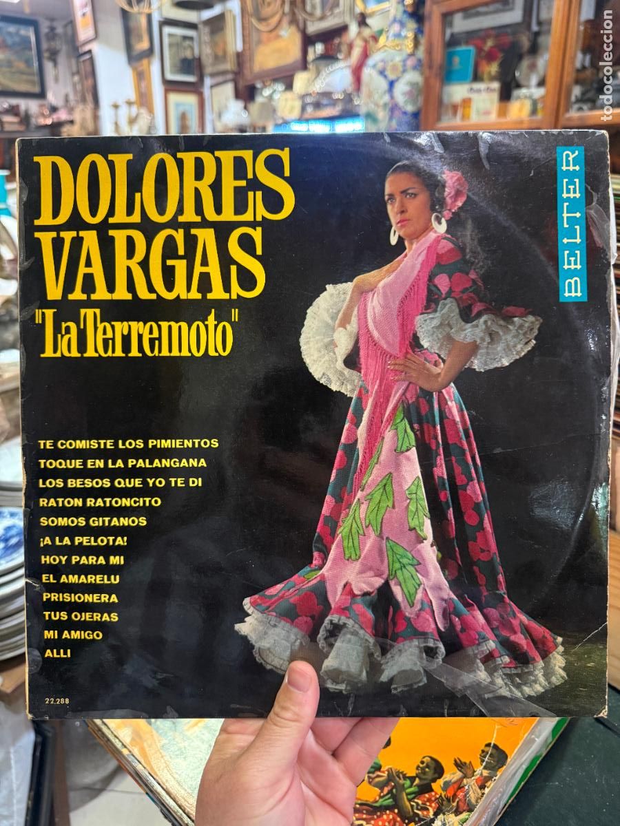 Discos de vinilo: LP DOLORES VARGAS LA TERREMOTO