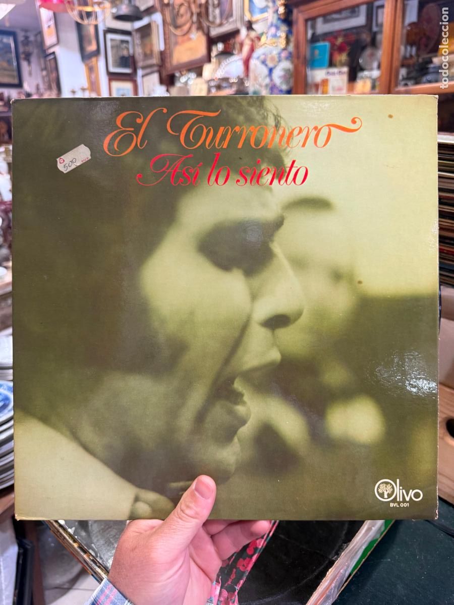 Discos de vinilo: LP EL TURRONERO - ASI LO SIENTO