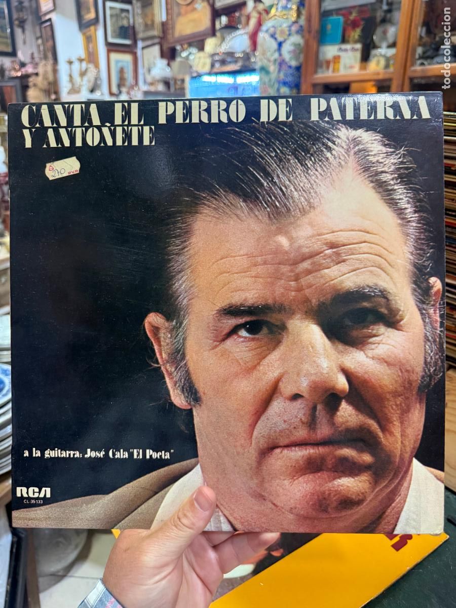 Discos de vinilo: LP CANTA EL PERRO DE PATERNA Y ANTO&Ntilde;ETE