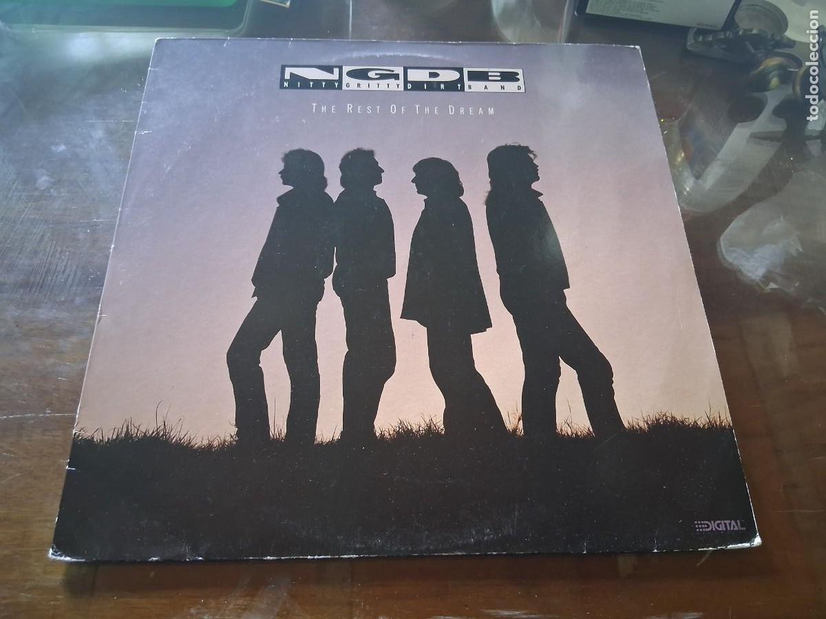 Discos de vinilo: Disco m&uacute;sica vinilo LP NITTY GRITTY DIRT BAND The Rest of the Dream MCA 1990 Country Rock NGDB