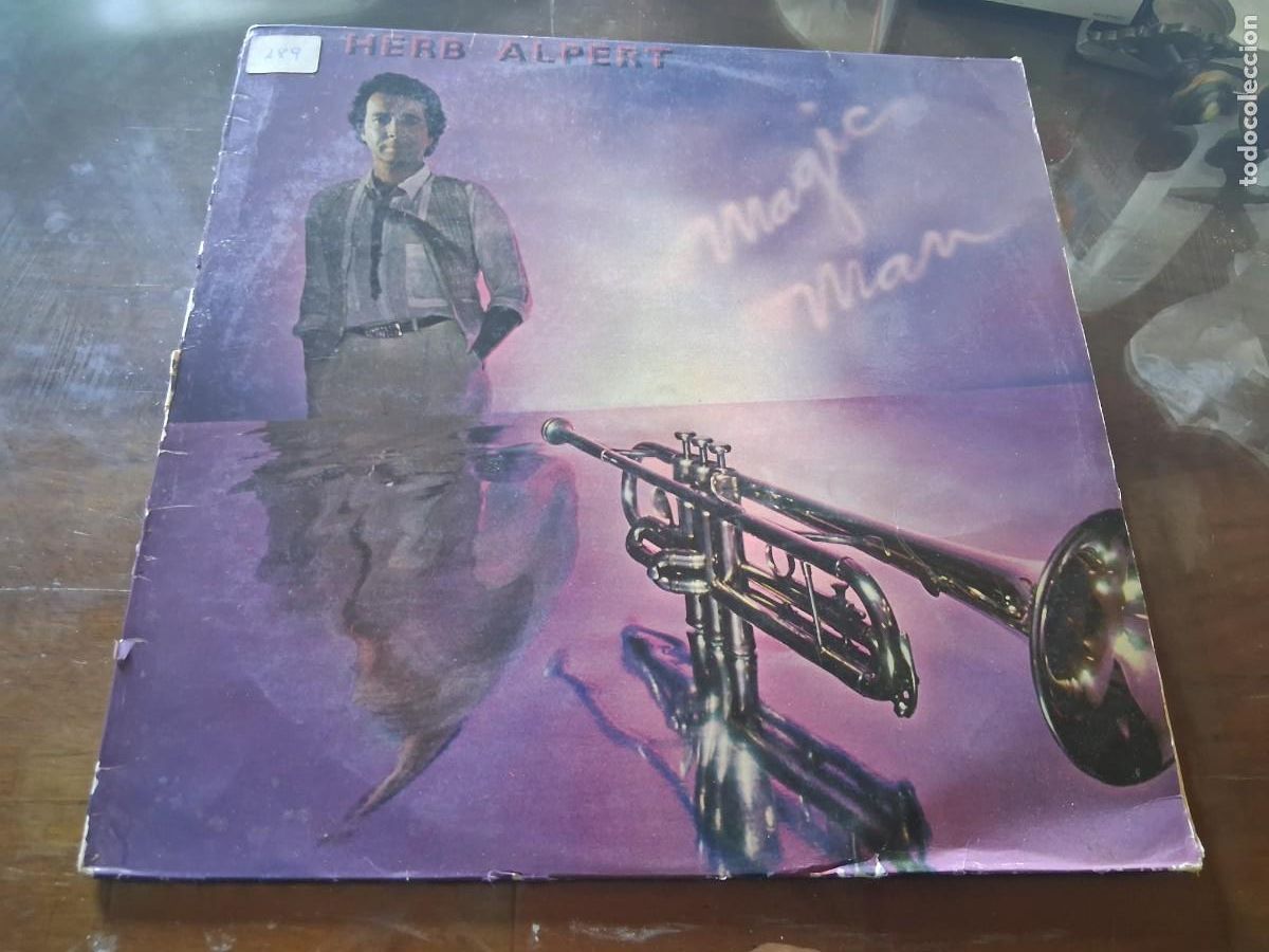 Discos de vinilo: Disco m&uacute;sica vinilo LP Jazz Funk y Smooth Herb Alpert &lrm;Magic Man