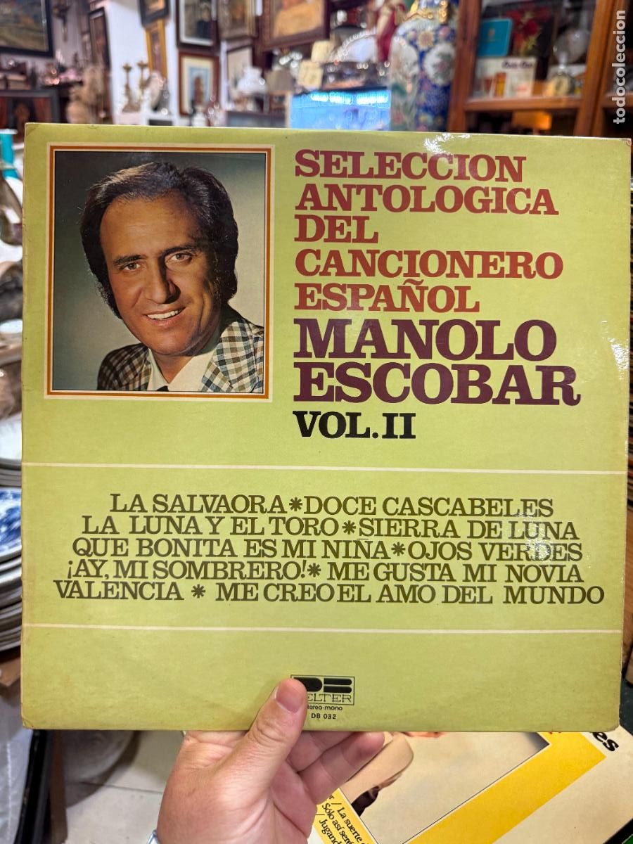 Discos de vinilo: LP MANOLO ESCOBAR - SELECCION ANTOLOGICA DEL CANCIONERO ESPA&Ntilde;OL VOL. II