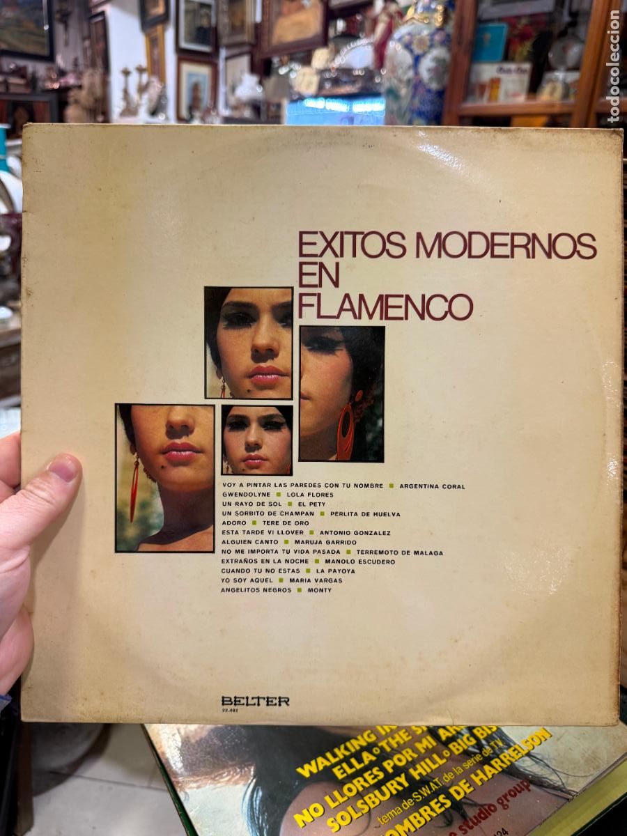 Discos de vinilo: LP EXITOS MODERNOS EN FLAMENCO
