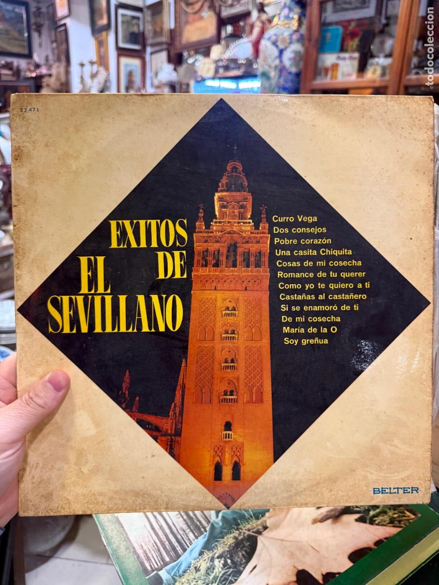 Discos de vinilo: LP EXITOS DE EL SEVILLANO - Foto 1