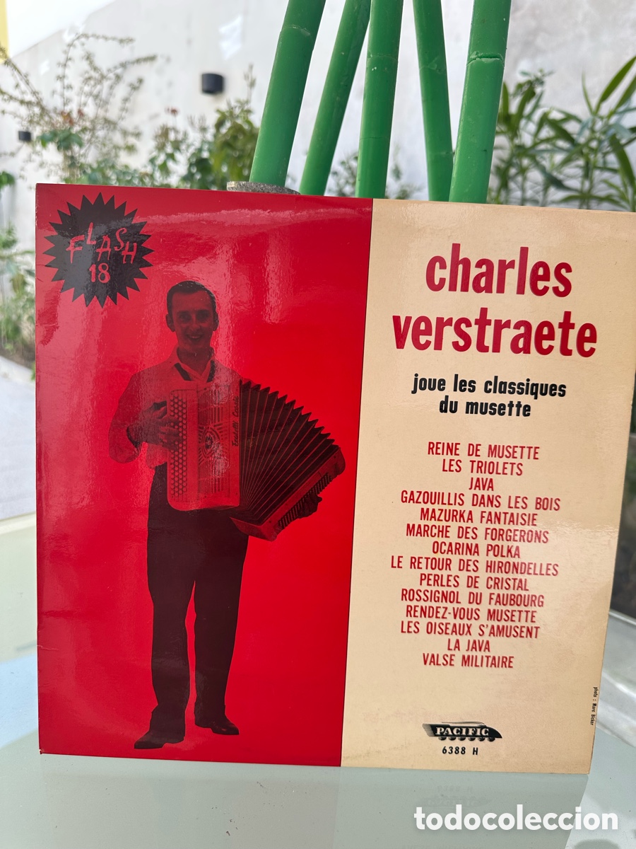 Discos de vinilo: charles verstraete Joue les classiques du musette