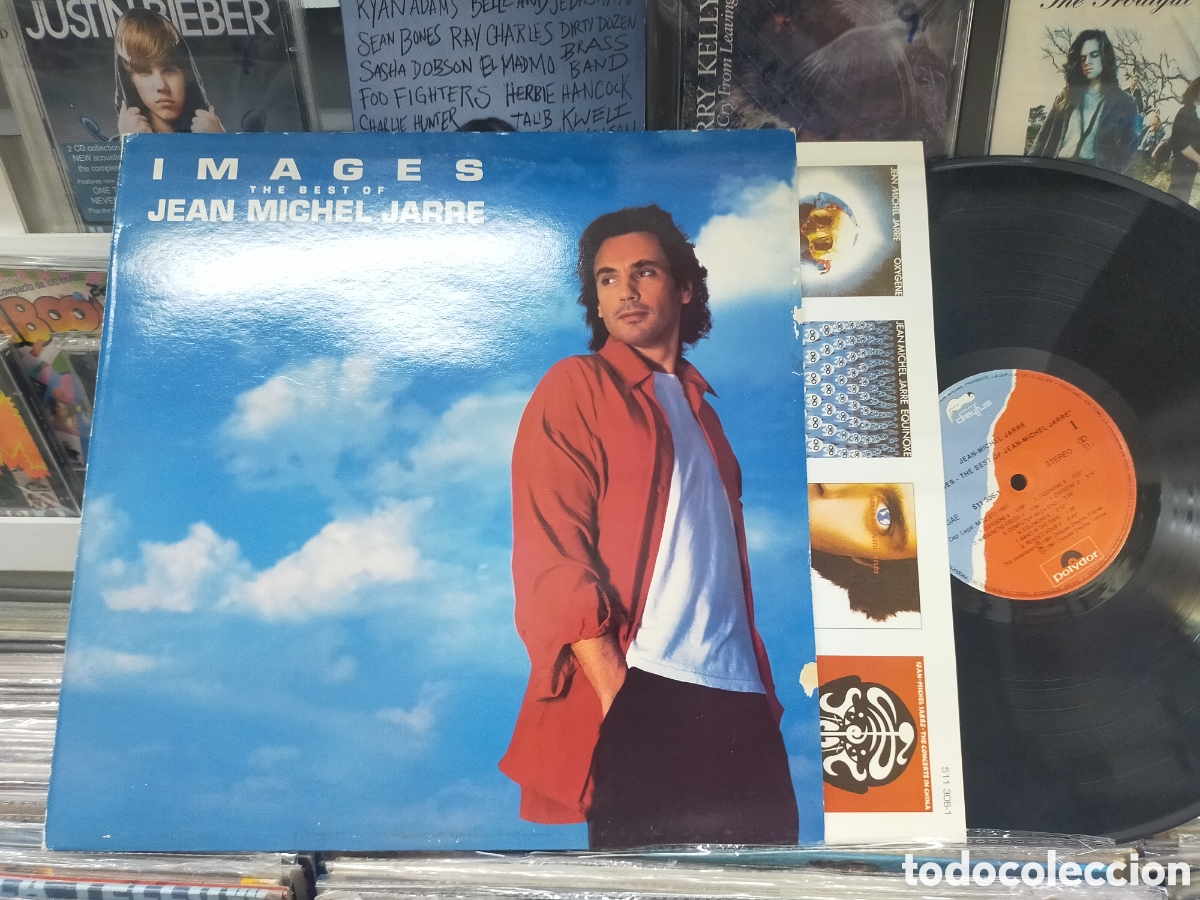 Discos de vinilo: Images the BEST of jean Michel jarre LP Espa&ntilde;a 1991