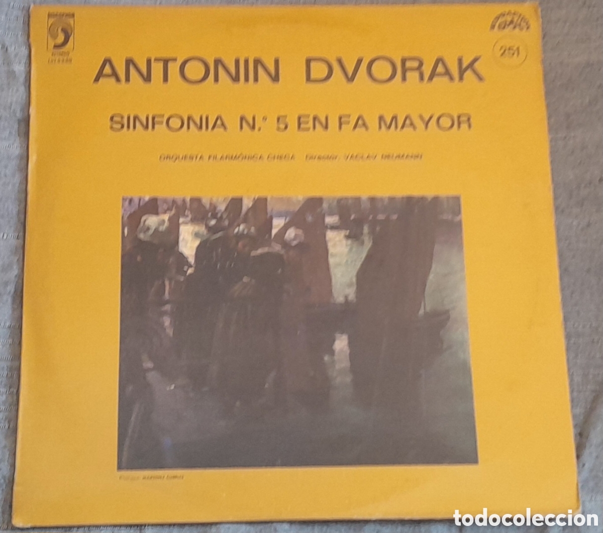 Discos de vinilo: ANTONIN DVORAK - SINFONIA N.&deg; 5 EN FA MAYOR - ORQUESTA FILARM&Oacute;NICA CHECA - DIRECTOR: VACLAV NEUMANN