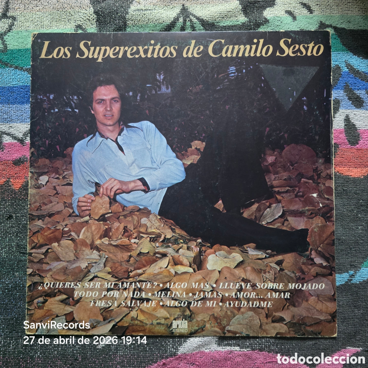 Discos de vinilo: [LP] CAMILO SESTO: LOS SUPEREXITOS DE CAMILO SESTO (ARIOLA) (1976)