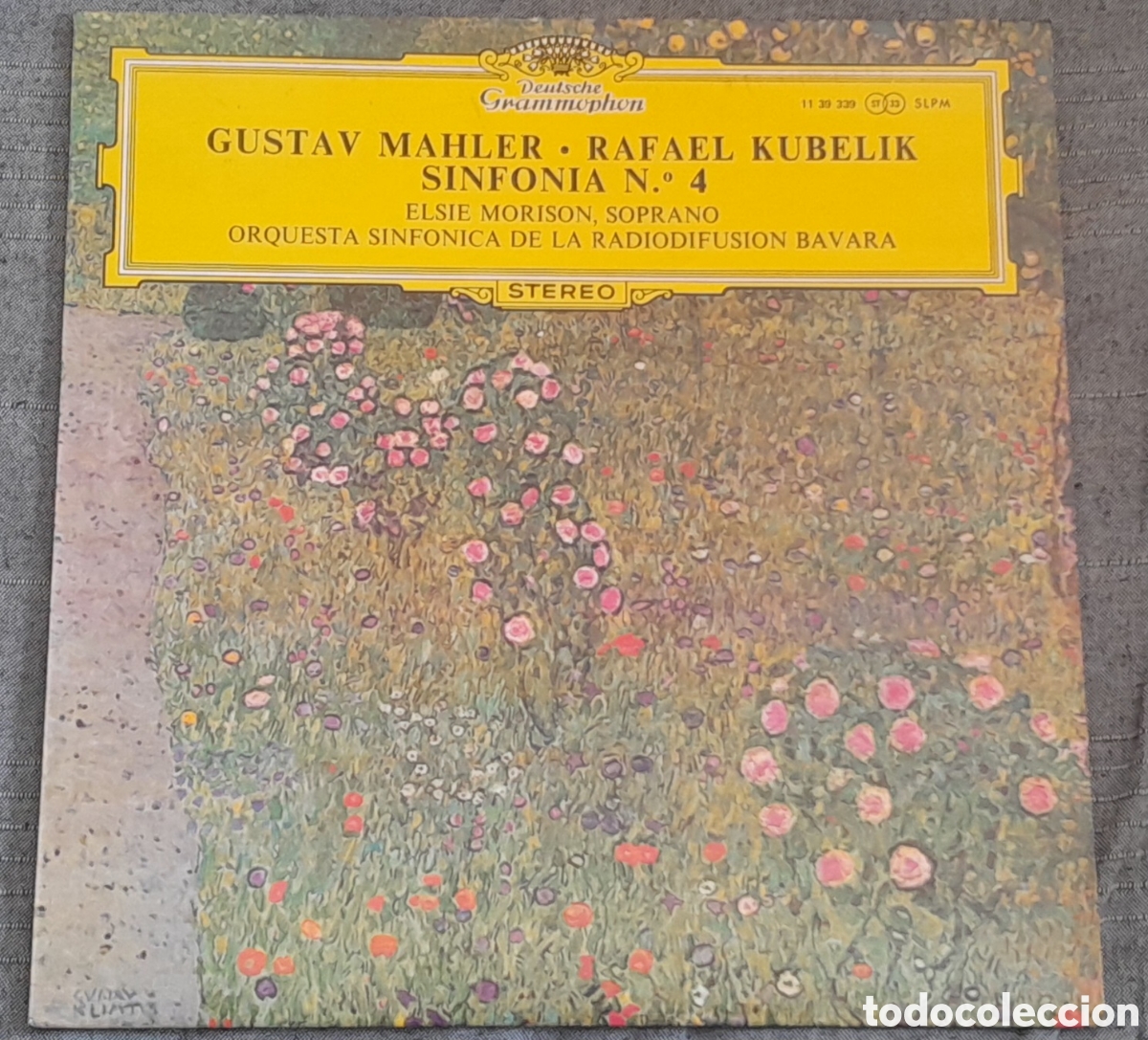 Discos de vinilo: G. Mahler, Sinfon&iacute;a n&deg;4, Kubelik, Elsie Morrison, Orquesta sinf&oacute;nica de la radiodifusi&oacute;n B&aacute;vara
