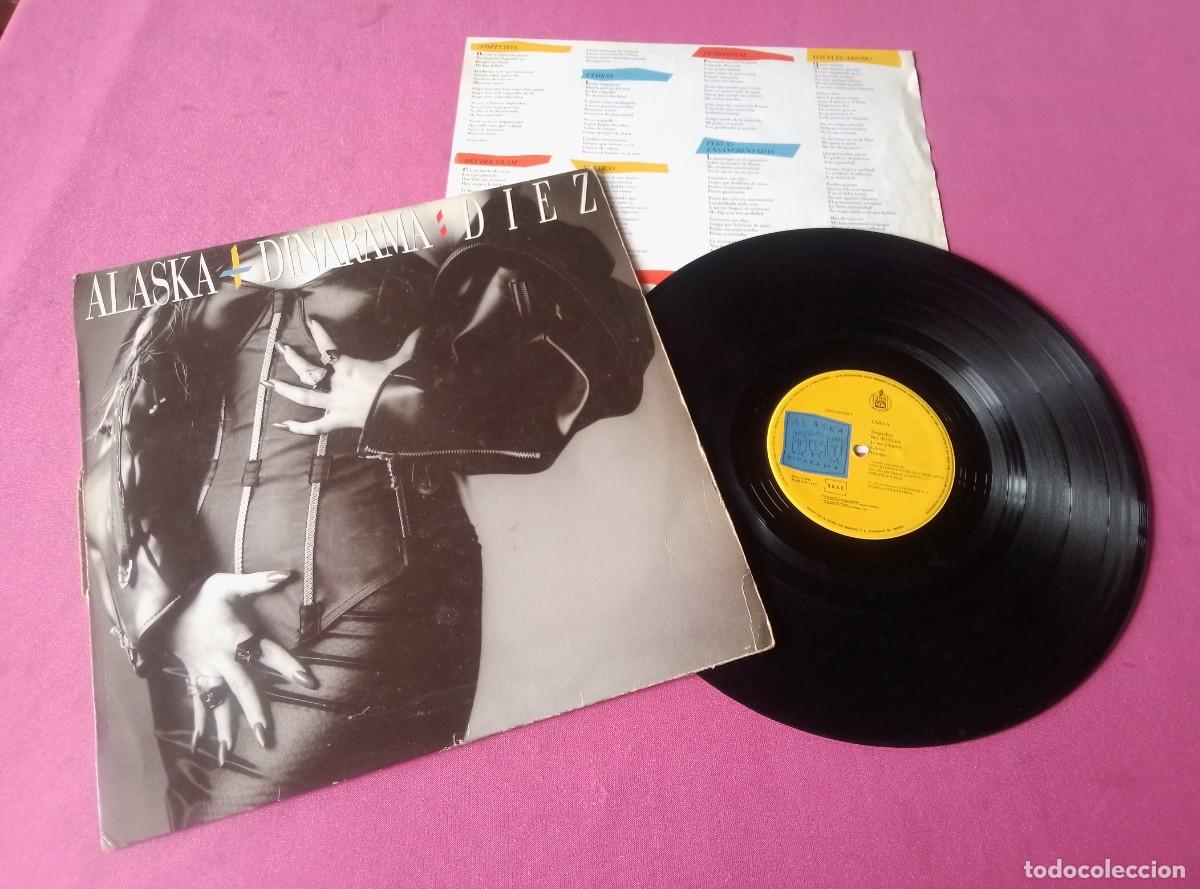Discos de vinilo: ALASKA Y DINARAMA DIEZ 1987 CON ENCARTE LP L31 3
