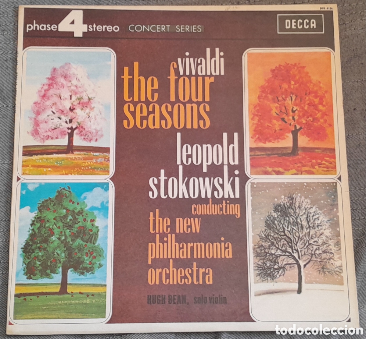 Discos de vinilo: VIVALDI. LAS CUATRO ESTACIONES LEOPOLD STOKOWSKI NUEVA ORQUESTA FILARMONICA