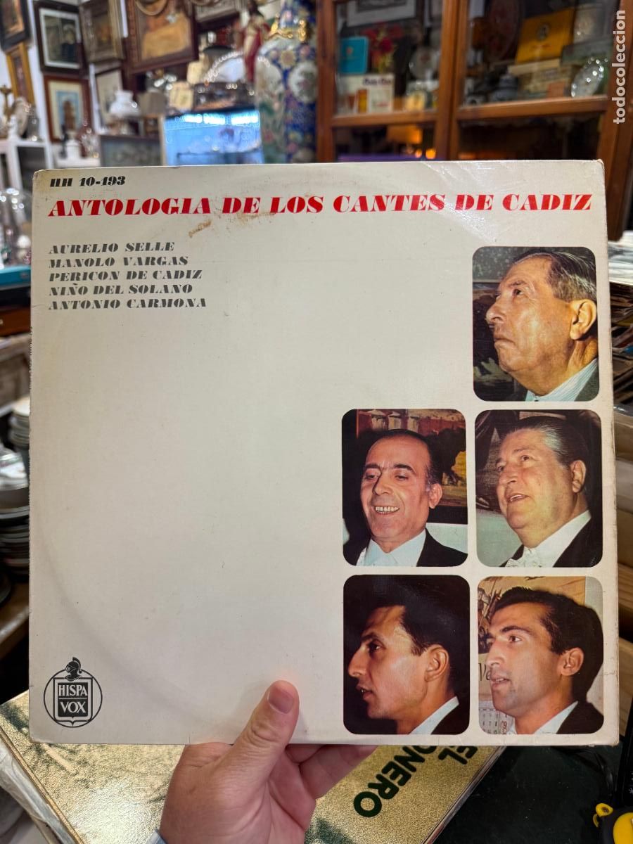 Discos de vinilo: LP ANTOLOGIA DE LOS CANTES DE CADIZ